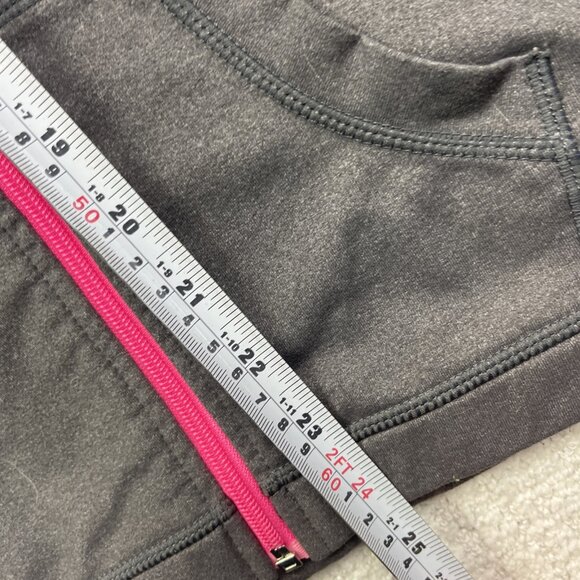 Y2K Joshua Perets Full Zip Tech Hoodie Emo Goth 2000's Sz Small Grey / Pink - Picture 8 of 12